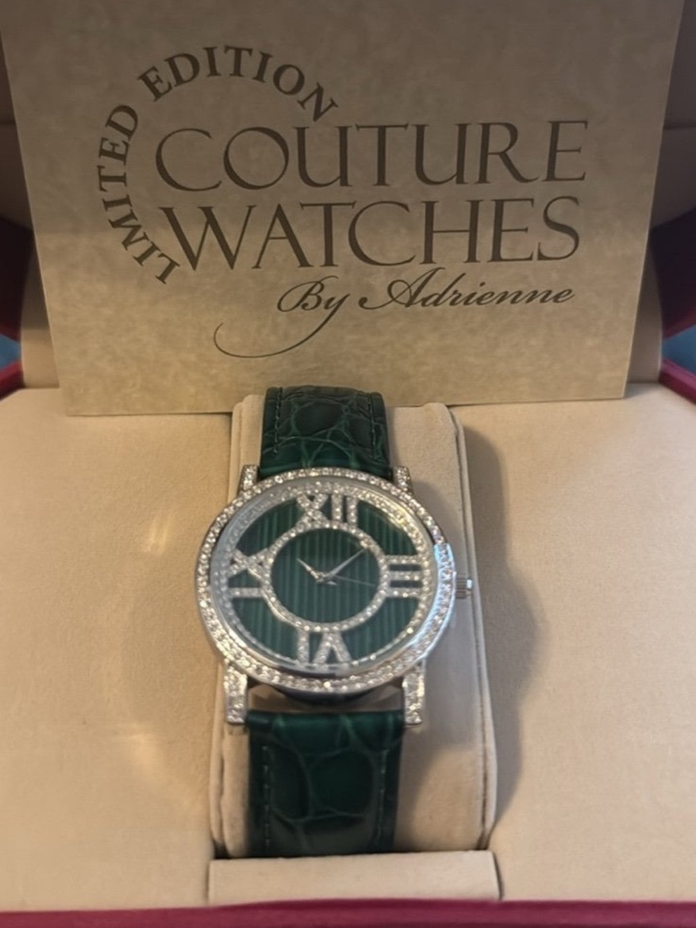 Emerald Crystal-Accent Women's Watch